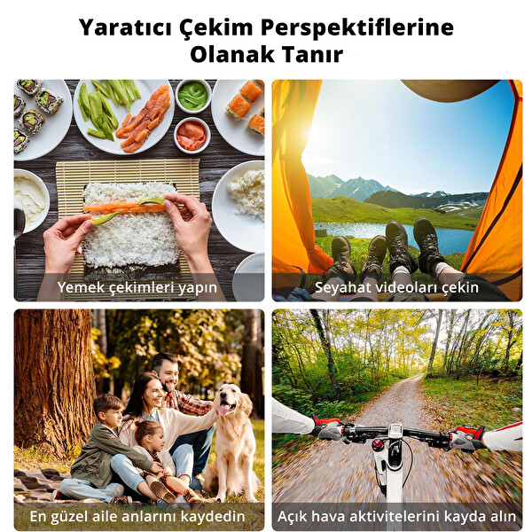 Akaso Manyetik Boyun Askı Aparatı Aksiyon Kamera Aksesuarı