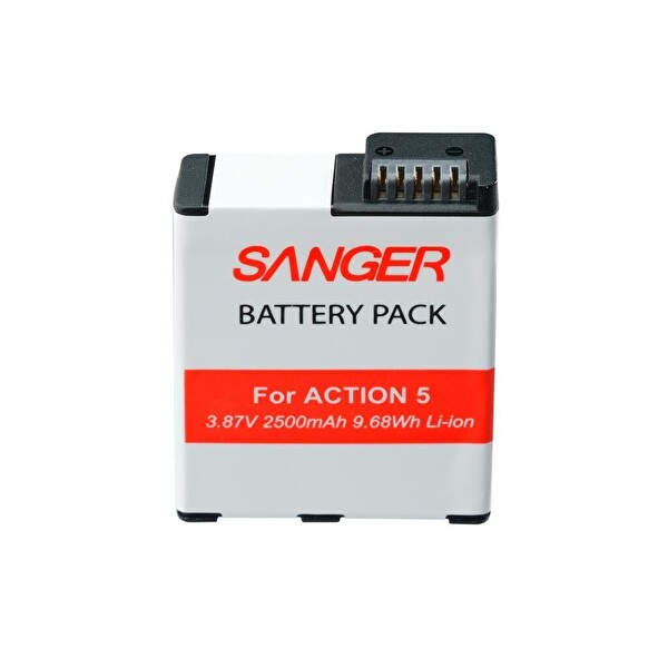 Sanger Osmo Action 3-4-5 Uyumlu Batarya
