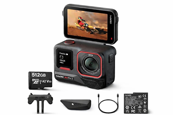 Insta360 Ace Pro 2 8K 512 GB Hafıza Kartlı Aksiyon Kamerası Set