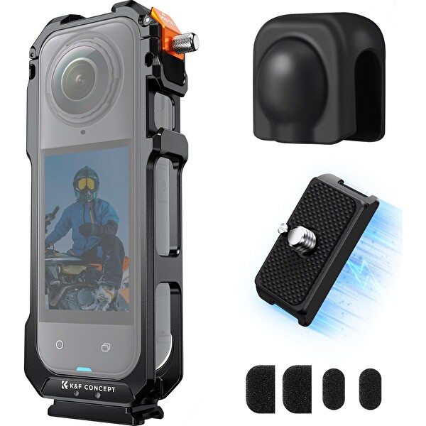 Kenko K&F Concept INSTA360 X5 İçin Alüminyum Kafes