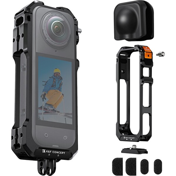 Kenko K&F Concept INSTA360 X5 İçin Alüminyum Kafes