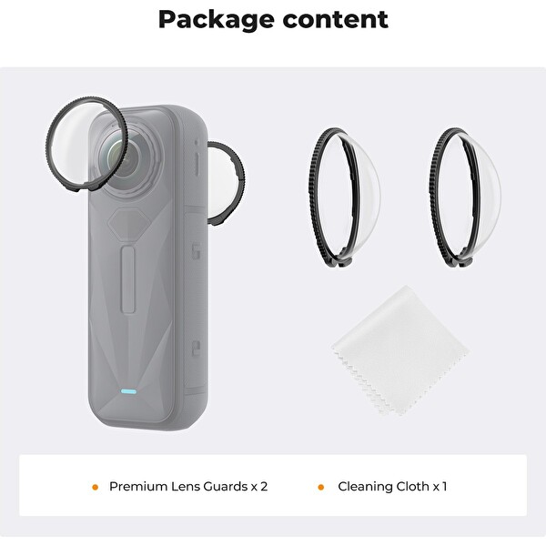 K&F Concept Insta360 X5 İçin Premium Lens Koruyucu