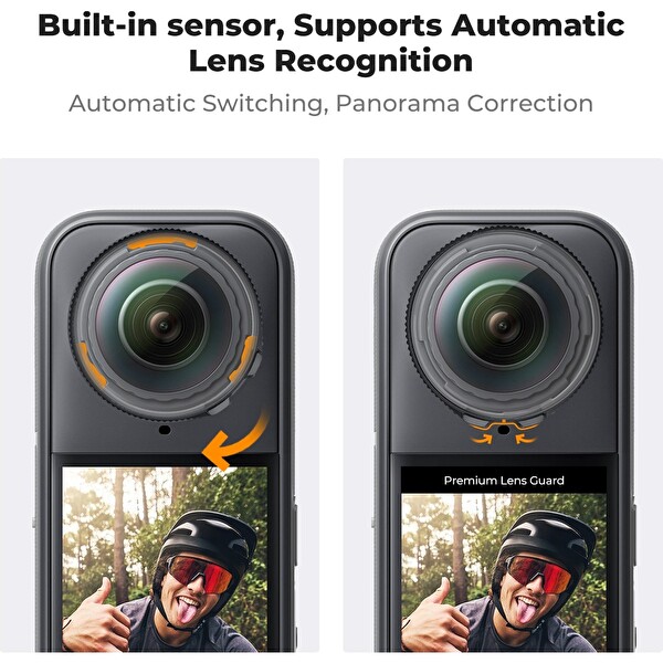 K&F Concept Insta360 X5 İçin Premium Lens Koruyucu