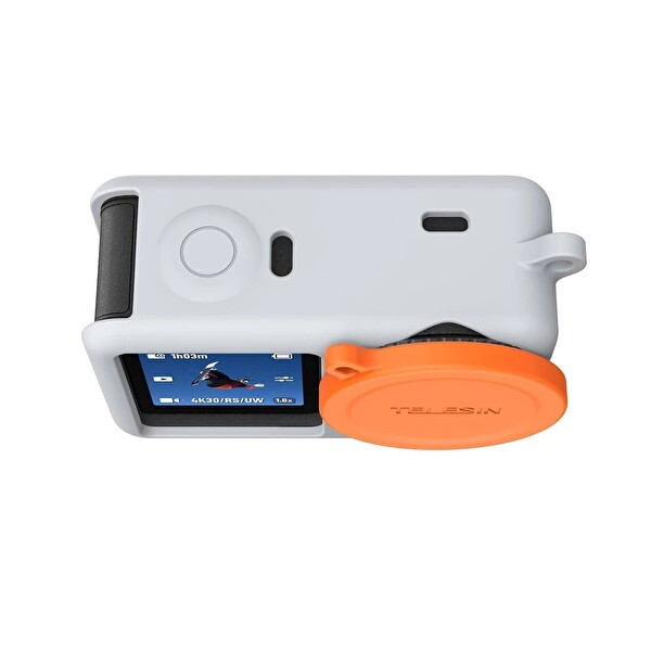 Telesin Osmo Action 6 Silikon Koruyucu Kılıf Gri