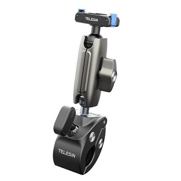 Telesin DJI Osmo Action 3/4/5 Pro Universal Tube Clamp Boru ve Gidon Bağlantı Aparatı