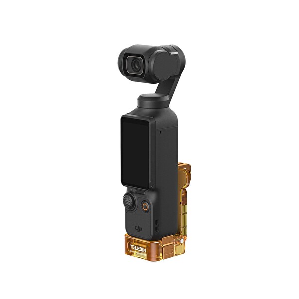 Telesin DJI Osmo Pocket 3 Pocket 4 Uyumlu Manyetik Genişletme Aparatı ve Montaj Aksesuar
