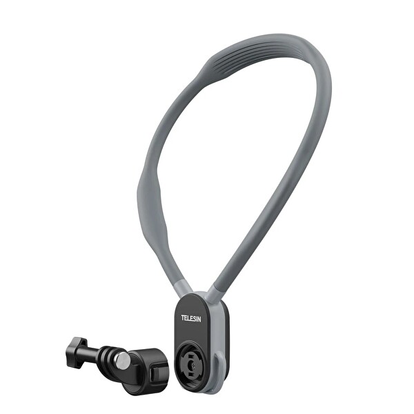 Telesin U Shape Neck Holder 2.0 Boyun Askılı Kamera Tutucu Göğüs Montaj Aparatı (GoPro, DJI Osmo Action ve Insta360 Uyumlu)