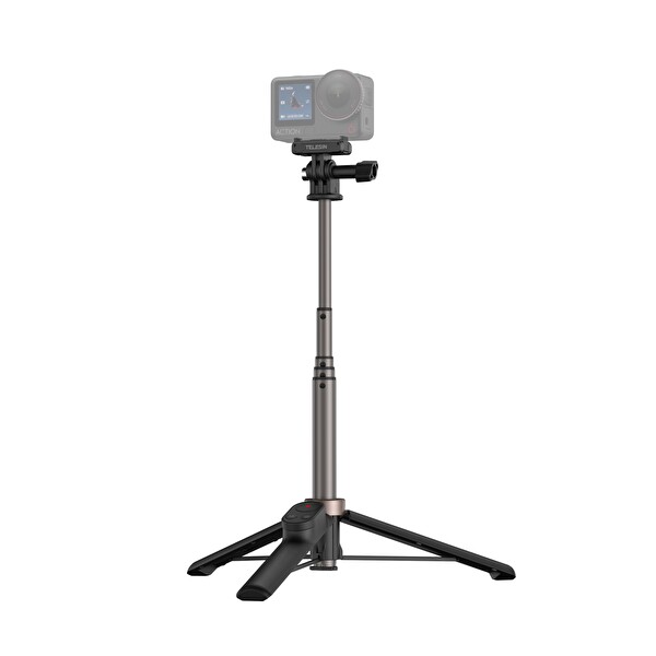 Telesin DJI GoPro ve Cep Telefonu Uyumlu Uzaktan Kumandalı Selfie Çubuğu