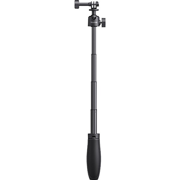 Telesin 3.0 Top Başlıklı Tasarım 360 Derece Hareket Edebilen Mini Seflie Stick