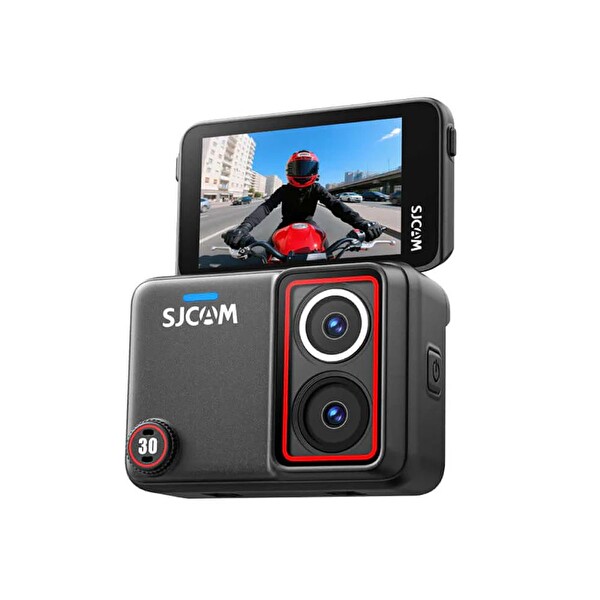 Sjcam SJ30 Çift Lensli Dönebilen Ekranlı Wifi 8K 6 Eksenli Aksiyon Kamera