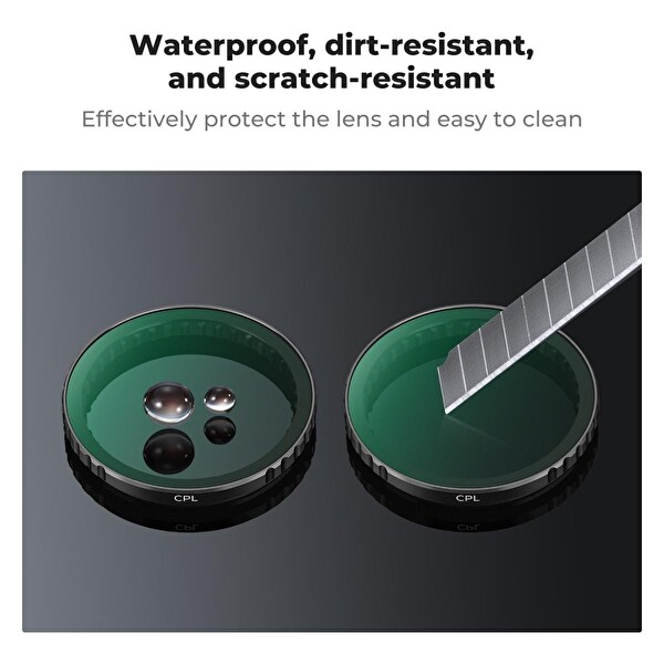 K&F Concept Osmo Action 3/4/5 Pro Polarize CPL Filtre