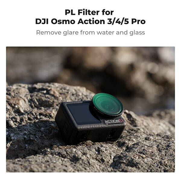 K&F Concept Osmo Action 3/4/5 Pro Polarize CPL Filtre