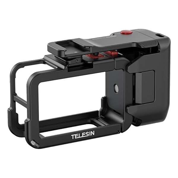 Telesin DJI Osmo Action 3-4-5 Pro Uyumlu Alüminyum Metal Streetgrip Kit