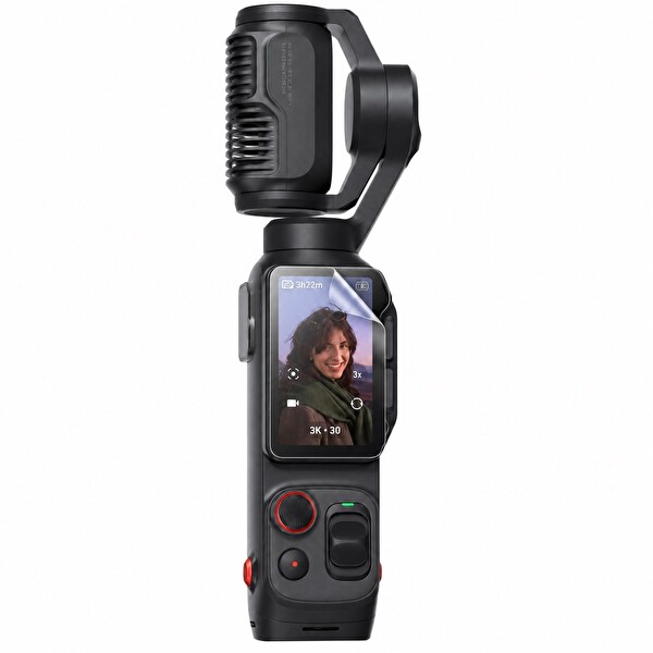 Insta360 Luna Ultra Uyumlu 3 Adet Şeffaf Ekran koruyucu Nano Jelatin