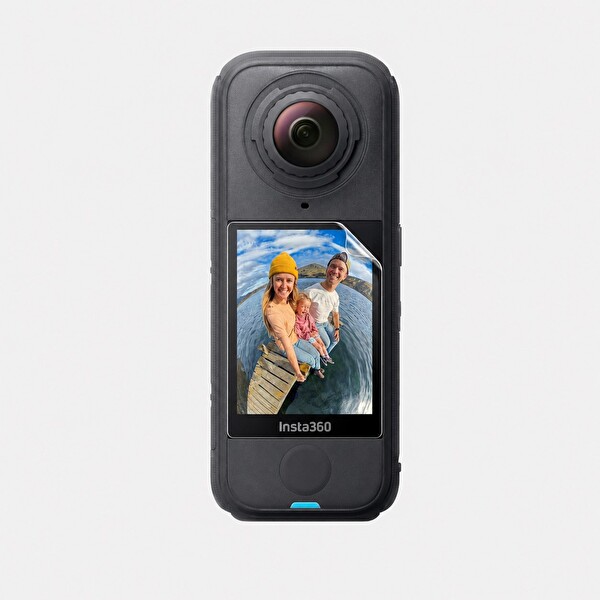 Insta360 X4 Air Aksiyon Kamera Uyumlu 2 Adet Şeffaf Ekran koruyucu Nano Jelatin