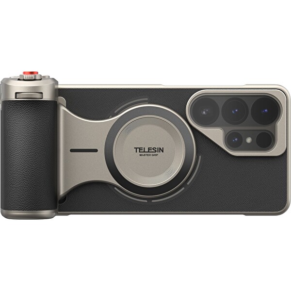 Telesin Samsung S26 Ultra için Mastergrip ND16 Filtre ve Manyetik Flaş