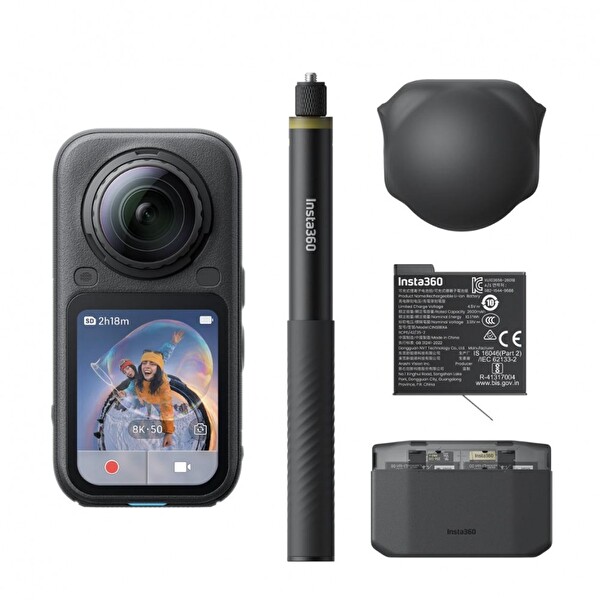 Insta360 X6 360 Derece Essentials Bundle Aksiyon Kamera