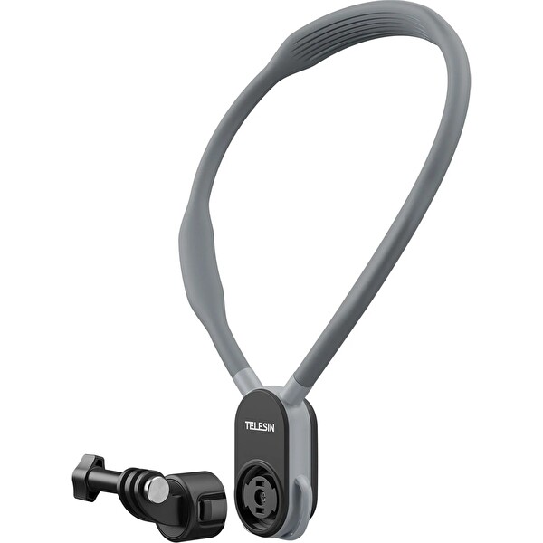 Telesin U Shape Neck Holder 2.0 Max Versiyon Gopro Djı Osmo Action INSTA360 Ace Pro Aksiyon Kameralar İçin Boyun Askısı