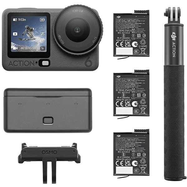DJI Osmo Action 6 Adventure Combo ( İthalatçı Garantili )