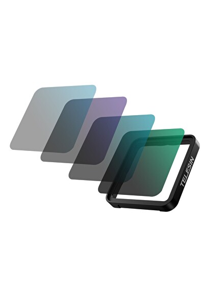Telesin Insta360 Ace Pro ve Ace Pro 2 Uyumlu ND Filtre Seti CPL-ND8- ND16-ND32