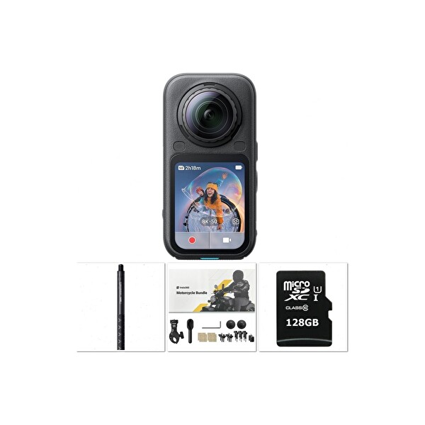 Insta360 X6 Motor Kit - 128 GB Kart (Insta360Türkiye Garantili)