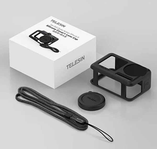 Ayex DJI Osmo Action 5 Pro / Action 4 / Action 3 Uyumlu Silikon Koruyucu Kılıf S6-PTC-011-TDJ