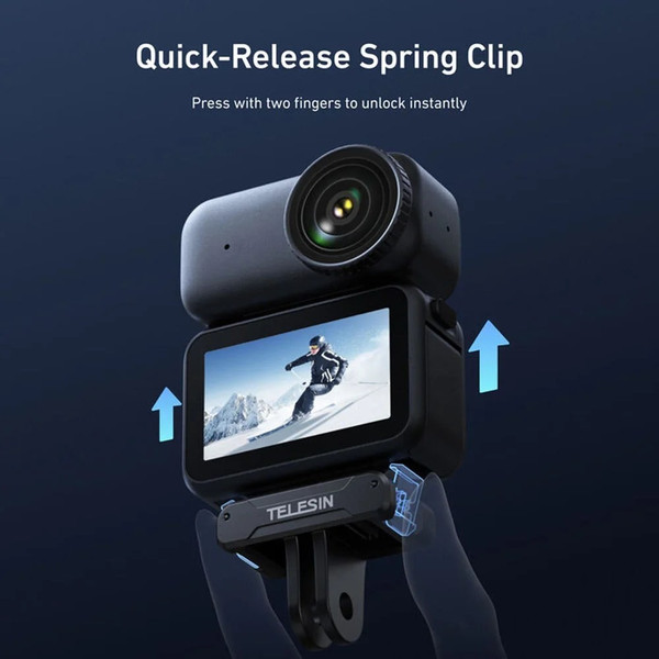 Telesin S7-JBK-25-TDJ Manyetik Hızlı Bırakma Aparatı – DJI Osmo Nano ve Action 6 ile Uyumlu