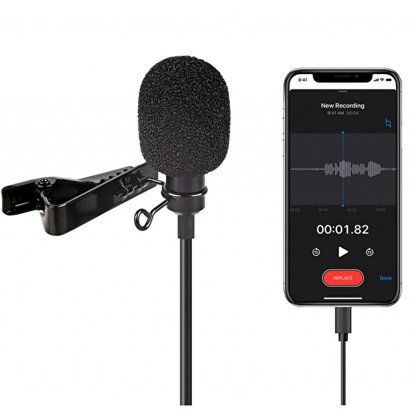 Ayex LV-1 Akıllı Telefon ve Tabletler İçin 3.5mm (Mic) Yaka Mikrofonu