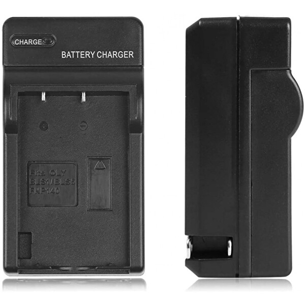 Ayex Olympus BLS-50 / BLS-5 / BLS-1 ve Fujifilm NP-140 Batarya İçin Şarj Cihazı