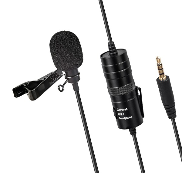 Ayex LV-10 DSLR Makine Video Kameralar ve Telefon Uyumlu Mikrofon