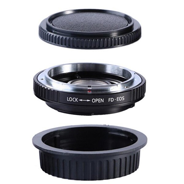 Ayex Canon EOS Uyumlu Canon FD Opti̇kli Lens Adaptörü