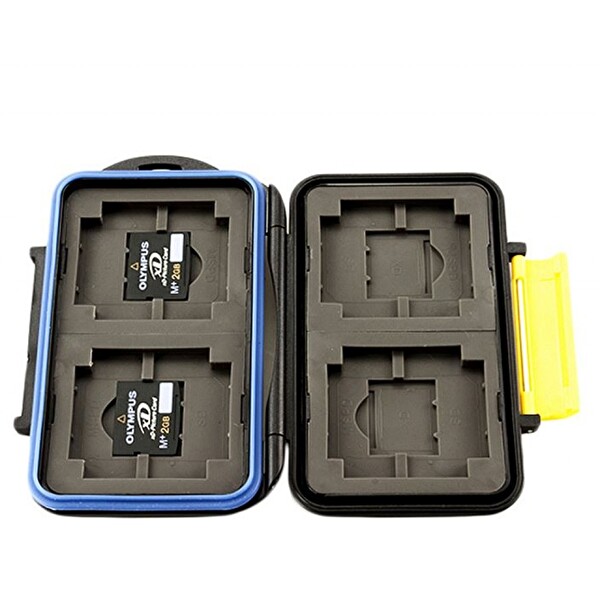 JJC MC-3 CF / SD / XD / MS Pro Duo Hafıza Kartları Uyumlu Muhafaza Kabı