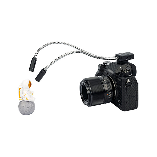 JJC DSLR Makine Uyumlu LED-2DII Makro Çekim Işığı