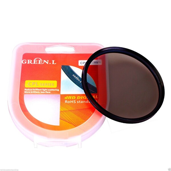 Green.L 62mm CPL Circular Polarize dHD Lens Filtresi