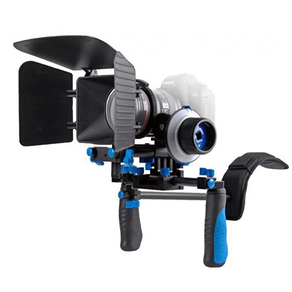 Ayex DSLR Rig Video Film Seti RL-02 + Follow Focus + Matte Box