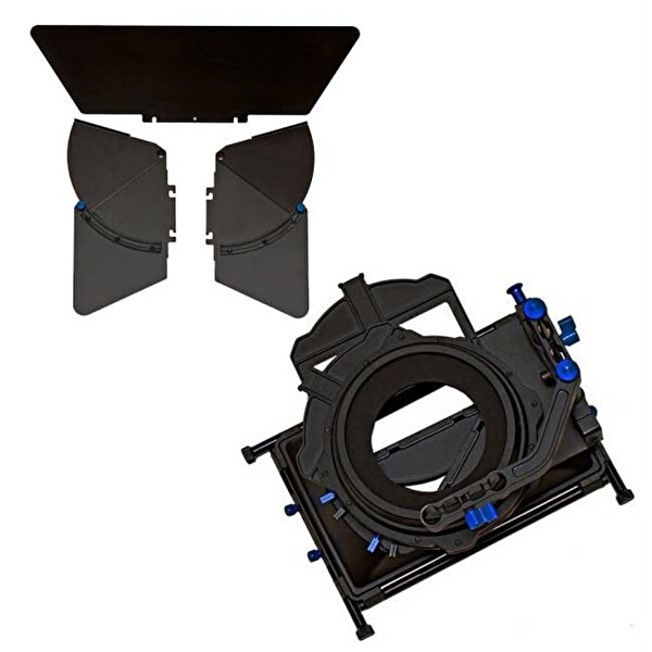 Ayex 15mm DSLR Rig Sistemleri ile Uyumlu Professional DSLR Video Matte Box M2