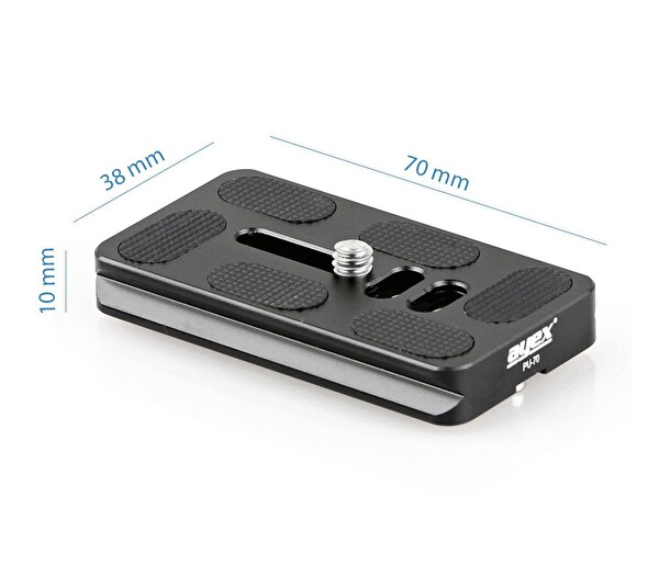 Ayex PU-70 Arca-Swiss Standardı Manfrotto Benro Uyumlu Quick Release Plate