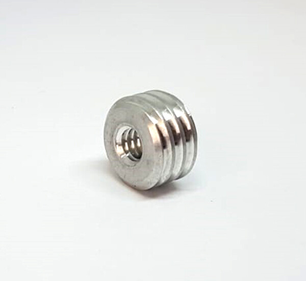 Ayex 1/4 Inç Tripod Vidasını 5/8 İnçe Dönüştürücü Gümüş Vida Adaptörü