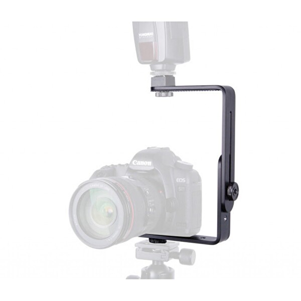 Ayex Ayarlanabilir Flash Bracket L Şekli Flaş Dirseği