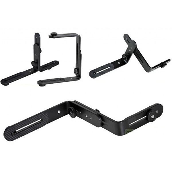 Ayex Ayarlanabilir Flash Bracket L Şekli Flaş Dirseği