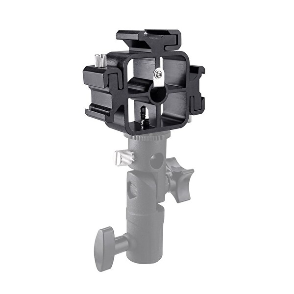 Ayex Tripod Veya Işık Standı İçin 3 Flaş Sabitleme Adaptörü