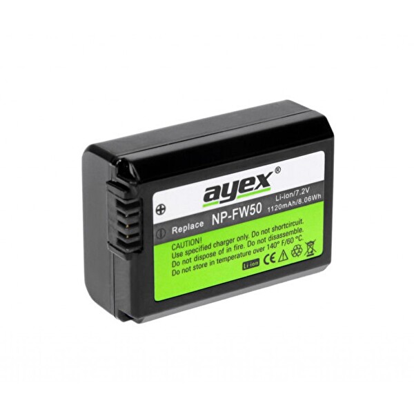 Ayex Sony A6000 A6300 A6400 Uyumlu AX-A6300 Battery Grip + 1 Adet NP-FW50 Batarya