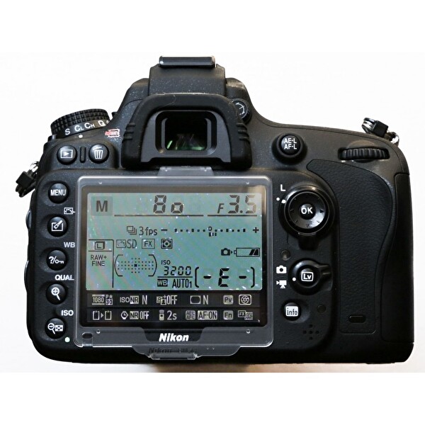 Ayex BM-12 Nikon D800 / D800E / D810 Uyumlu LCD Ekran Koruyucu Kapak