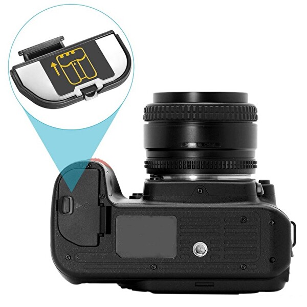 Ayex Nikon D90 / D80 / D70S / D70 / D50 İçin Batarya Yeri Kapağı