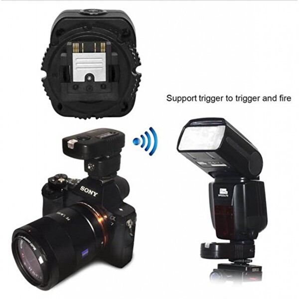 Pixel TF-334 Sony A7 A7II A7S-II A7R-II NEX6 Uyumlu Hot Shoe Converter
