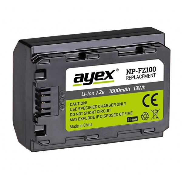 Ayex Sony A9 A7 III A7R III A7S III Uyumlu AX-A9 Battery Grip + 2 Adet NP-FZ100 Batarya