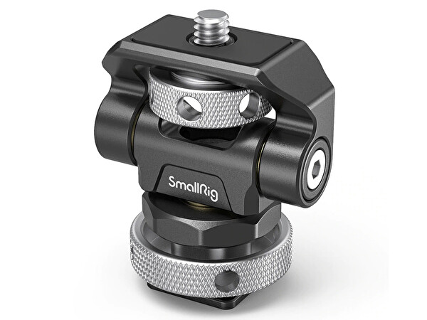 SmallRig 2905 Dönebilen Eğilebilen Ayarlamalı Cold Shoe Mount Monitör Bağlantısı