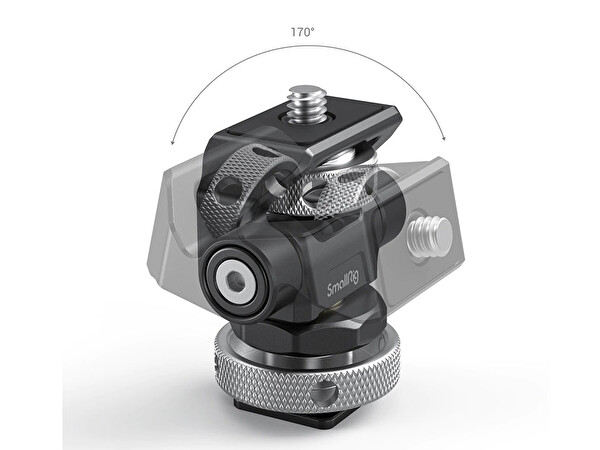 SmallRig 2905 Dönebilen Eğilebilen Ayarlamalı Cold Shoe Mount Monitör Bağlantısı