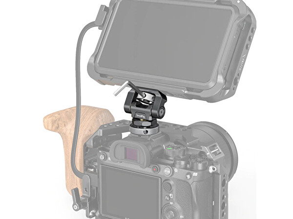 SmallRig 2905 Dönebilen Eğilebilen Ayarlamalı Cold Shoe Mount Monitör Bağlantısı