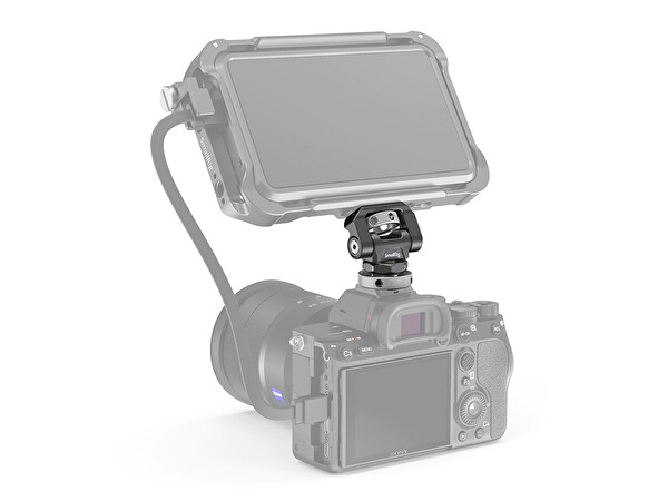 SmallRig 2905 Dönebilen Eğilebilen Ayarlamalı Cold Shoe Mount Monitör Bağlantısı